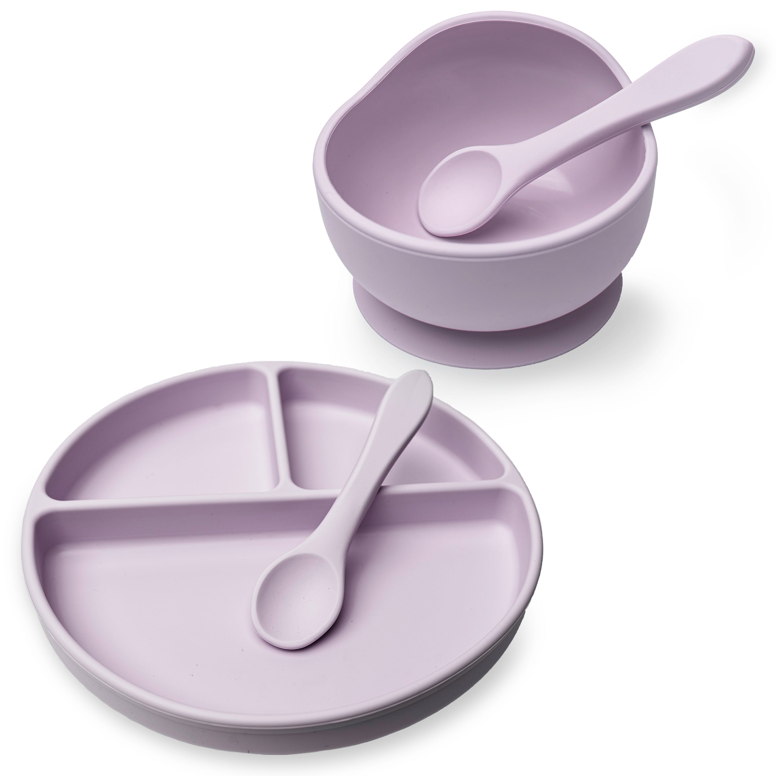Baby Plate and Bowl Set (Lilac)