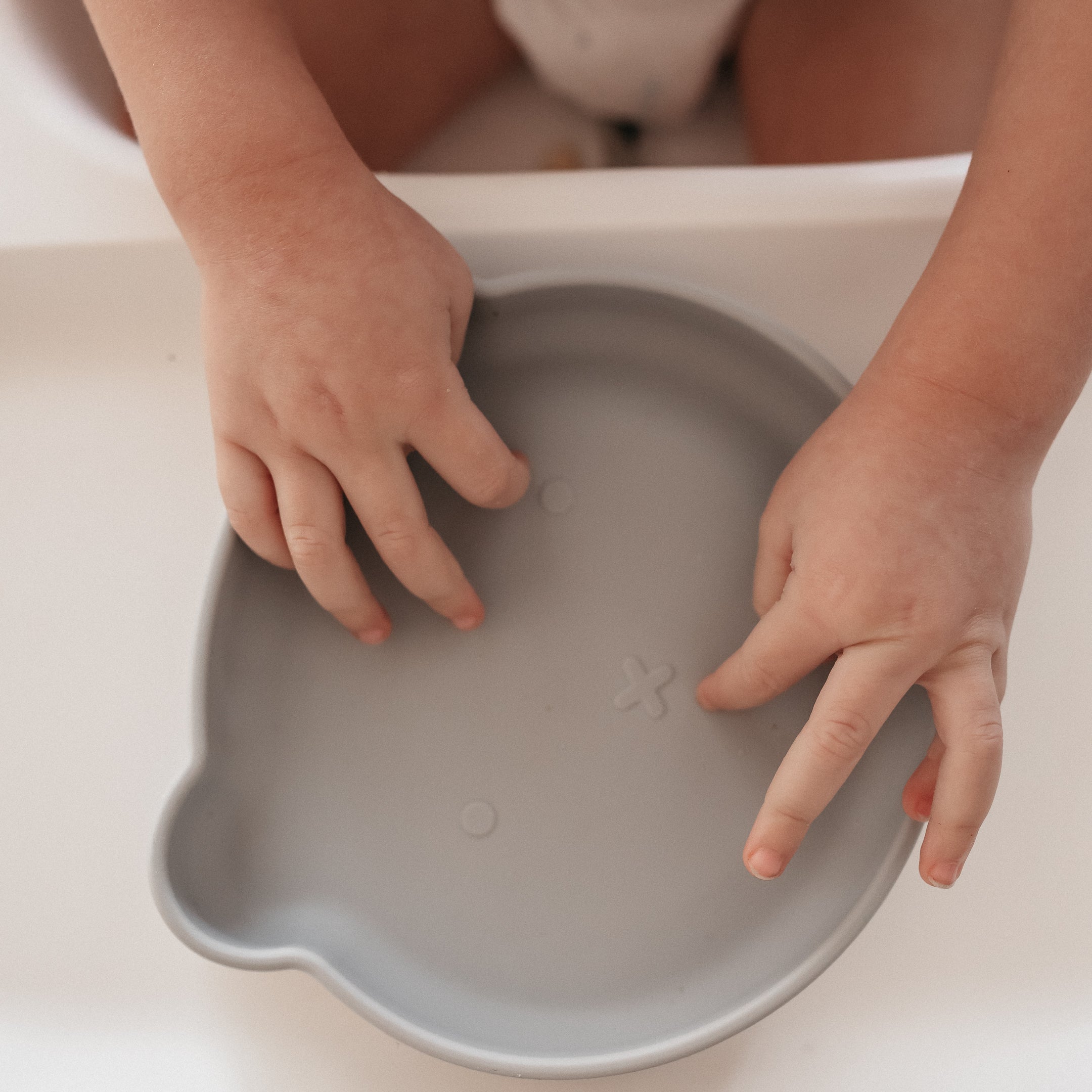 Animal Baby Plate, Bowl. and Utensil Set (Coral)