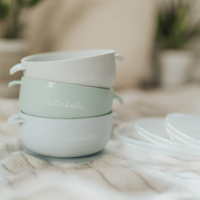 Set of 3 Baby Bowls (Blue)