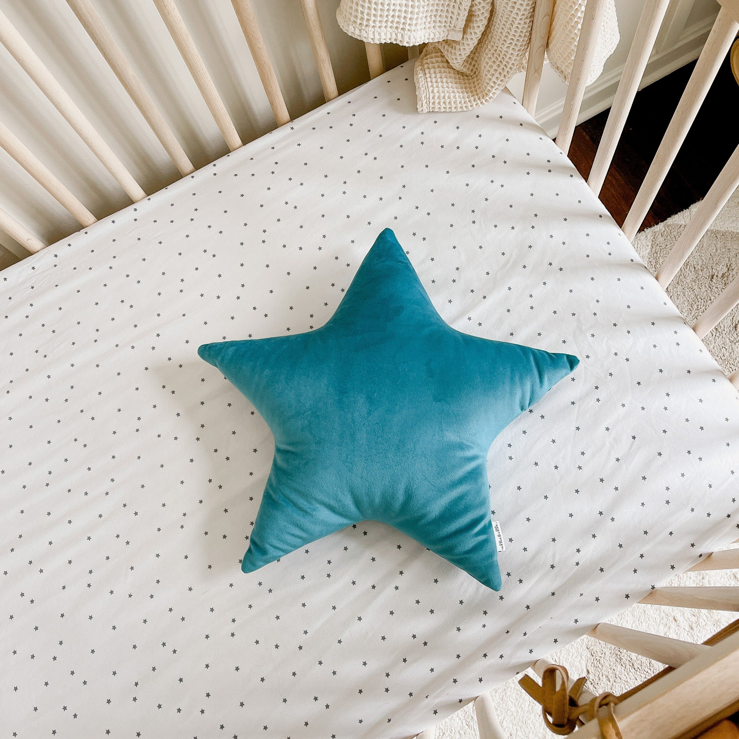 Wish Upon a Star Pillow (Blue)
