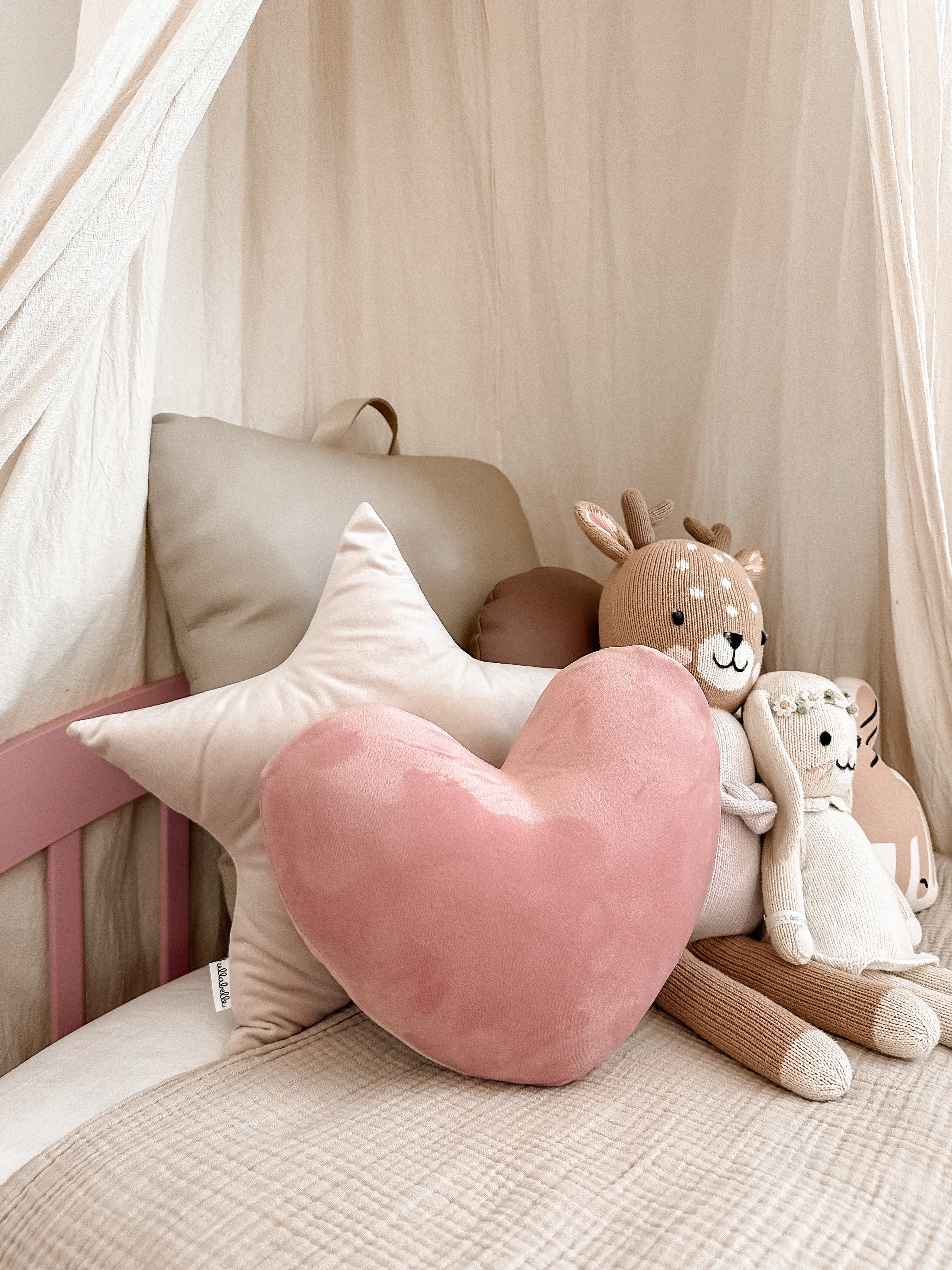 Wild at Heart Pillow (Pink)