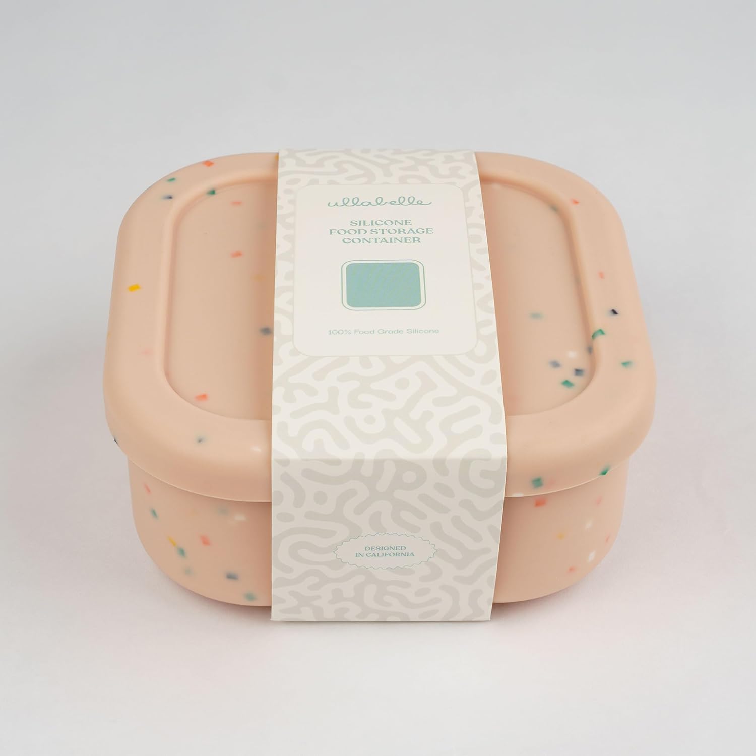 Silicone Food Container 510ml (Papaya Confetti)